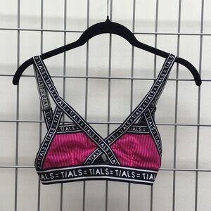 TIALS Women's Pink Striped Bralette